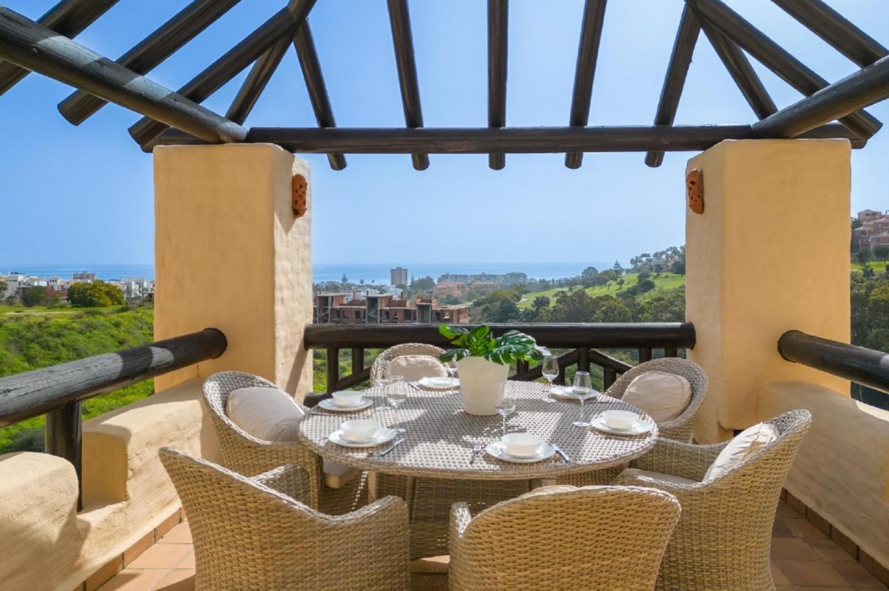 15 First Line Penthouse With Wonderful Seaview Near Duquesa Golf Manilva Andaluciaアパートメント エクステリア 写真