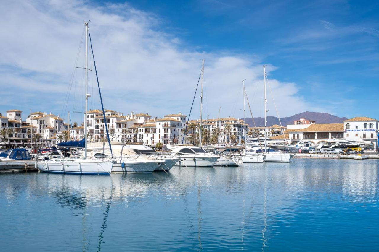 15 First Line Penthouse With Wonderful Seaview Near Duquesa Golf Manilva Andaluciaアパートメント エクステリア 写真